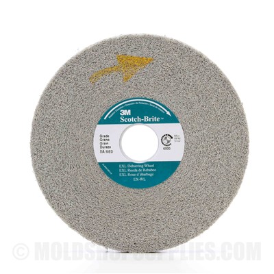 8X1X3 8A MEDIUM EXL DEBURRING WHEEL 3/BX