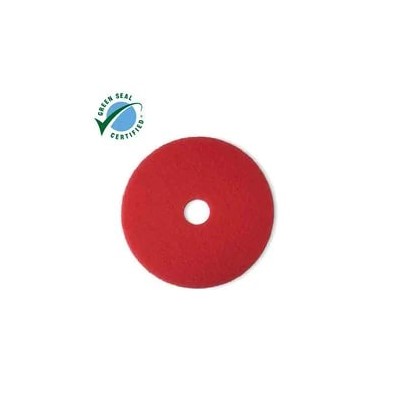 17IN RED BUFFER PAD 5/CASE