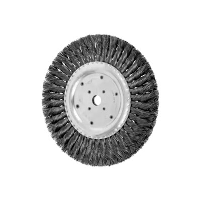 8 X 5/8 .016 WIRE KNOT WHEEL BRUSH 2/BX