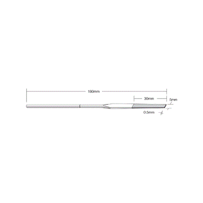 DIAMOND FILE  NTF 140 GRIT .5X5X130MM