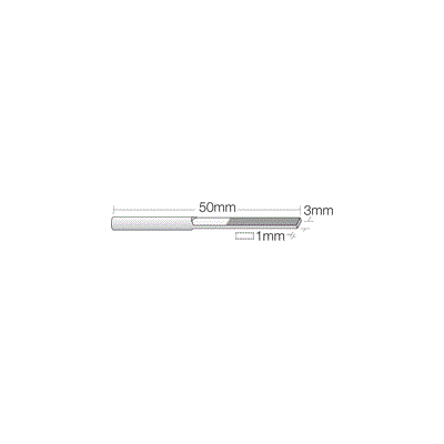 DIAMOND FILE MF 3M 150 1X3X50MM 2-SIDES