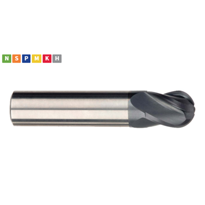 5.0MM 4 FL BALL CARBIDE TIALN COATED