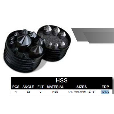 4PC HSS COUNTERSINK SET