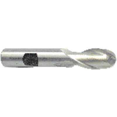 1/4IN 2 FLUTE BALL  HSS ENDMILL