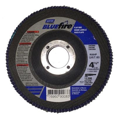 4-1/2X7/8 80G BLUEFIRE FLAP DISC