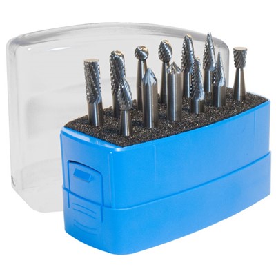 8 PC DOUBLE CUT BUR SET 1/4