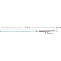 DIAMOND FILE HTF 120 .5X2X180MM