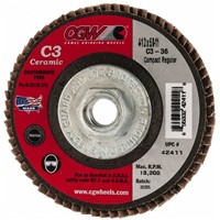 4-1/2X5/8-11 36G CER FLAP DISC